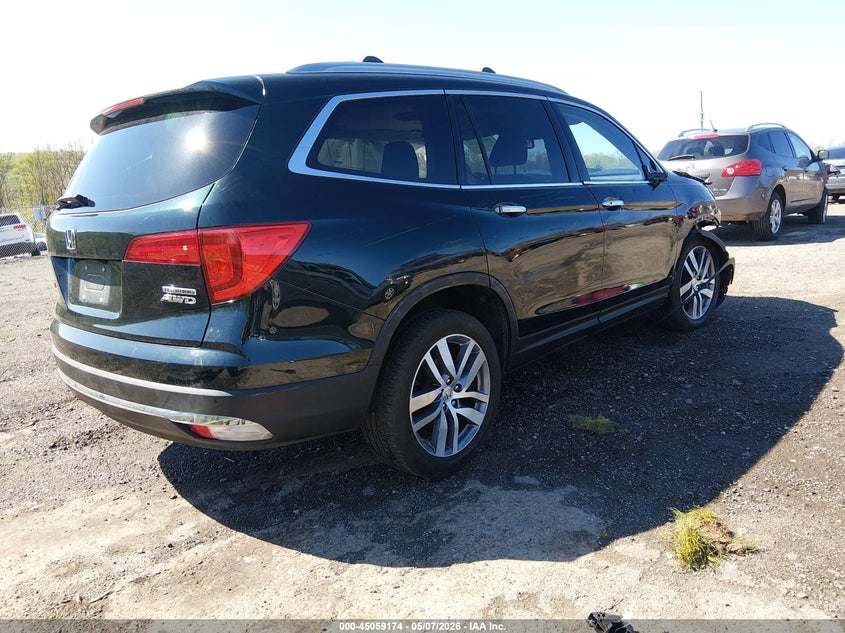 Vin: 5fnyf6h98gb017163, lot: 45556720, honda pilot touring 20164