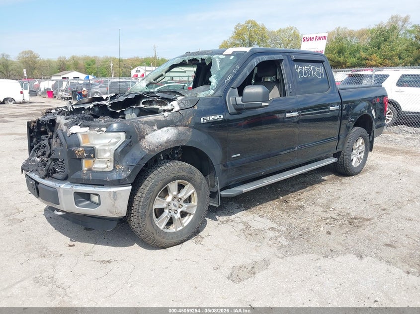 Vin: 1ftew1eg1gfb82511, lot: 45556799, ford f-150 xlt 20162