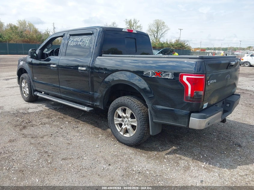Vin: 1ftew1eg1gfb82511, lot: 45556799, ford f-150 xlt 20163