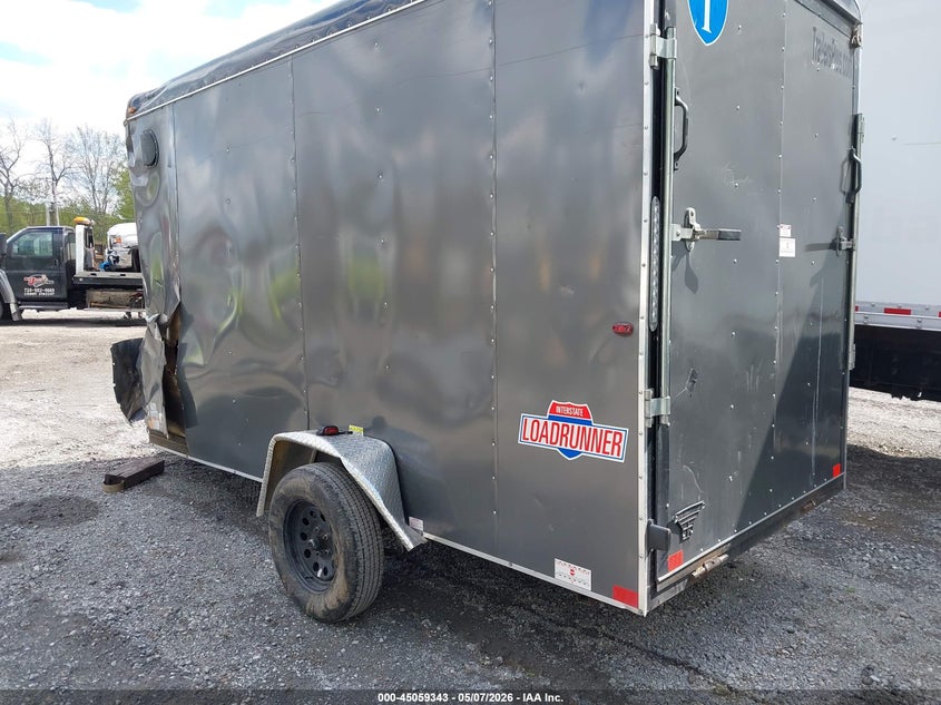 2023 OTHER INTERSTATE WEST CORP ENCLOSED SINGLE AXLE CARGO TRAILER SPORT UTILITY VEHICLE N/A