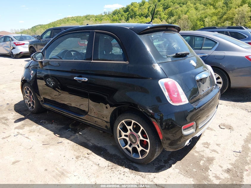 Vin: 3c3cffbr4et267859, lot: 45556891, fiat 500 sport 20143