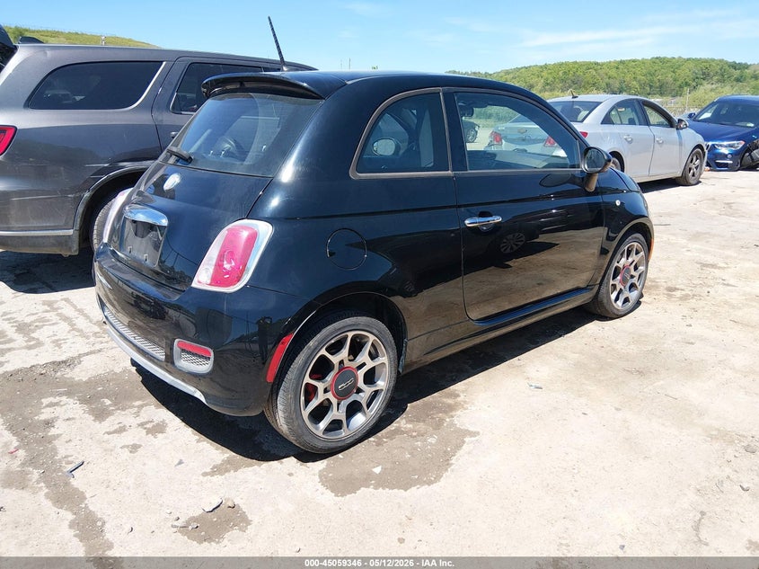 Vin: 3c3cffbr4et267859, lot: 45556891, fiat 500 sport 20144