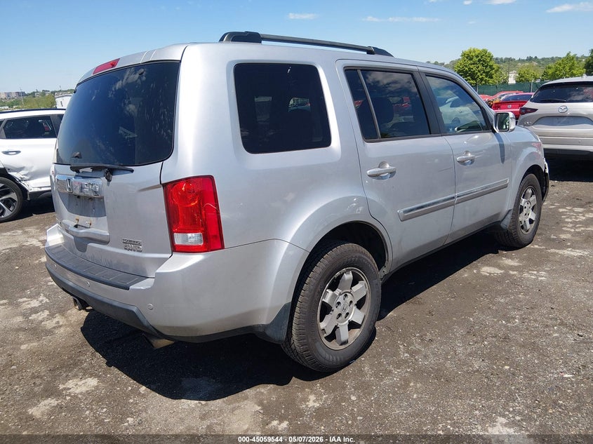 2011 Honda Pilot 3.5 Touring Silver Lot 111045059544 Vin 5FNYF4H97BB053164