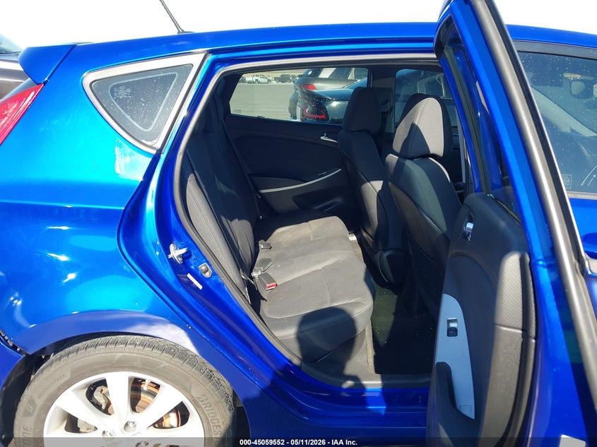 2012 Hyundai Accent 1.6 Se Blue Lot 111045059552 Vin KMHCU5AE3CU038937