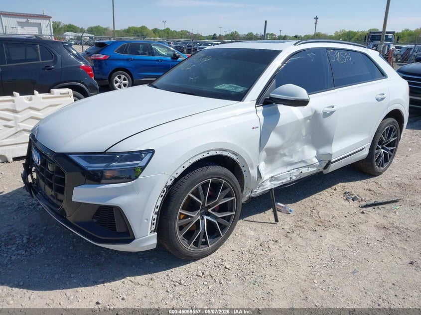 Vin: wa1evaf10kd040422, lot: 45557102, audi q8 55 premium 20192