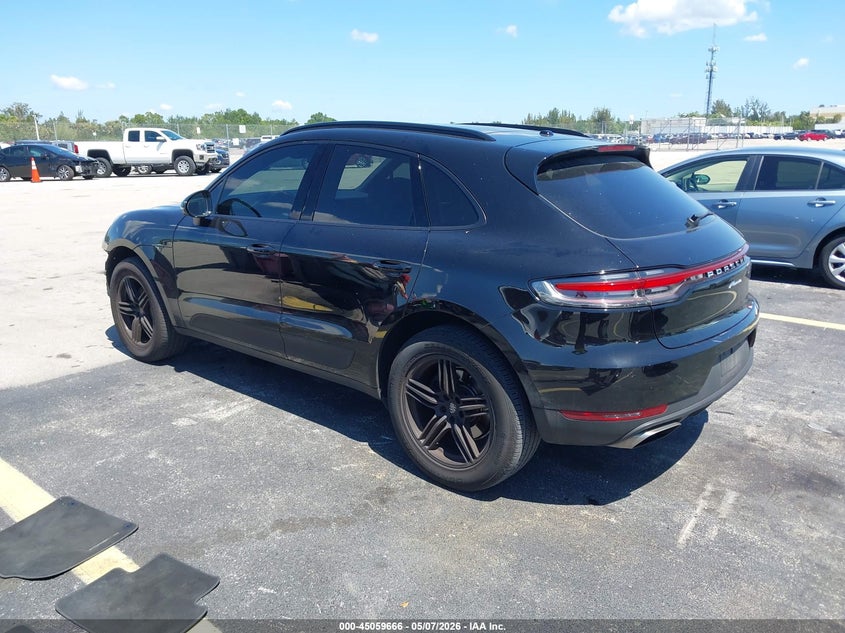 2021 Porsche Macan 2.0 Black Lot 111045059666 Vin WP1AA2A55MLB14506