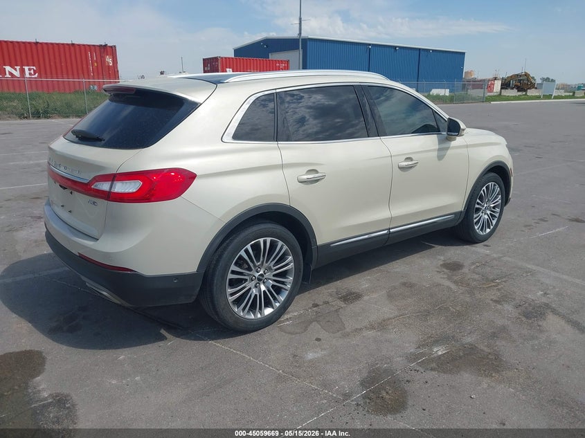 Vin: 2lmpj8lr5gbl35073, lot: 45557214, lincoln mkx reserve 20164