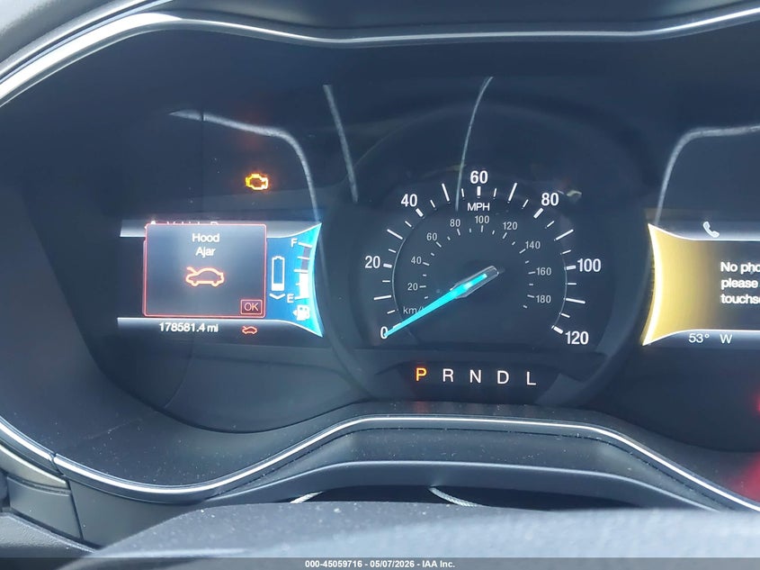 2014 FORD FUSION SEDAN 2.0L I-4 DOHC, VVT, 141HP