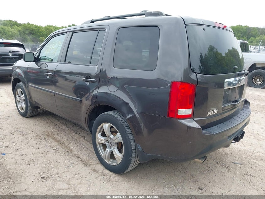 2012 Honda Pilot 3.5 Ex-L grey Lot 111045059757 Vin 5FNYF4H64CB040279