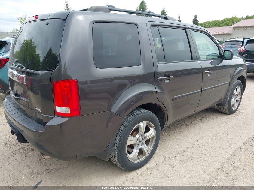 2012 Honda Pilot 3.5 Ex-L grey Lot 111045059757 Vin 5FNYF4H64CB040279