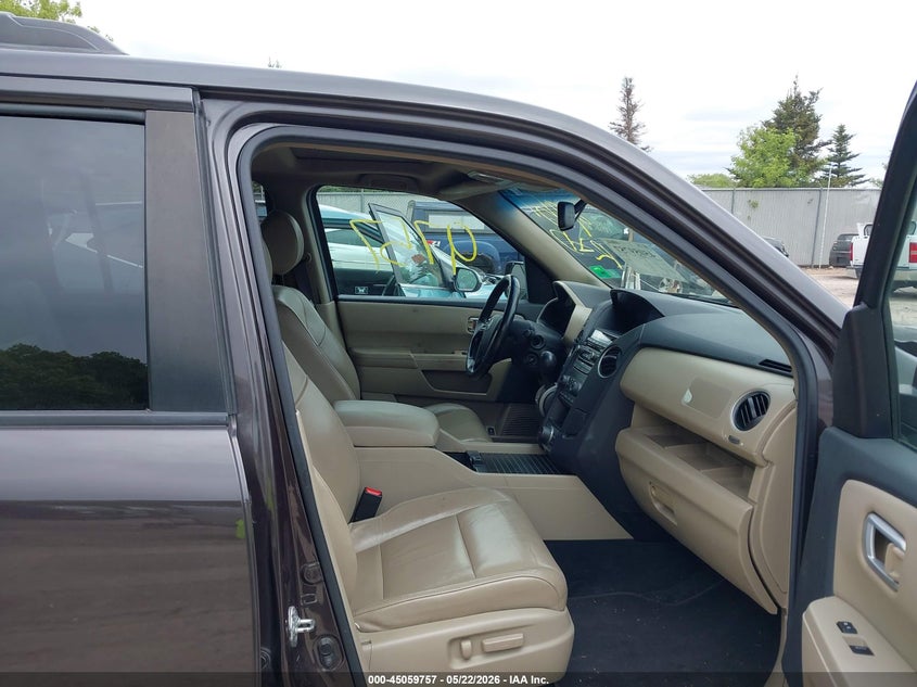2012 Honda Pilot 3.5 Ex-L grey Lot 111045059757 Vin 5FNYF4H64CB040279