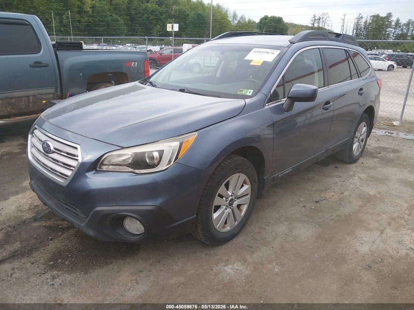 Vin: 4s4bsbccxf3274636, lot: 45557421, subaru outback 2.5i premium 20152