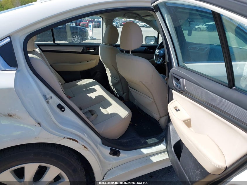 2016 SUBARU LEGACY auction photo 8