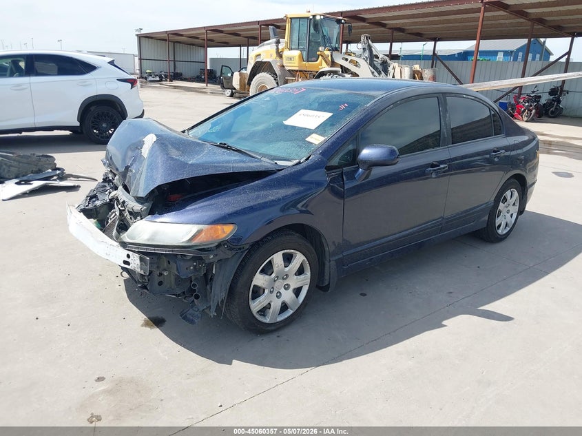 2008 Honda Civic Lx 1HGFA16518L015098 photo 1