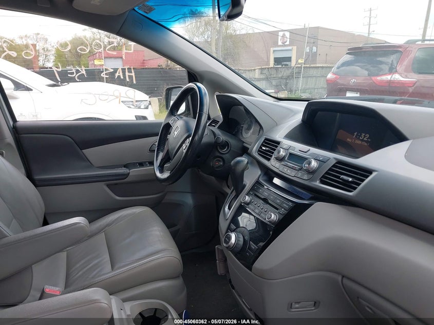 2012 Honda Odyssey 3.5 Ex-L Silver Lot 111045060362 Vin 5FNRL5H68CB002122