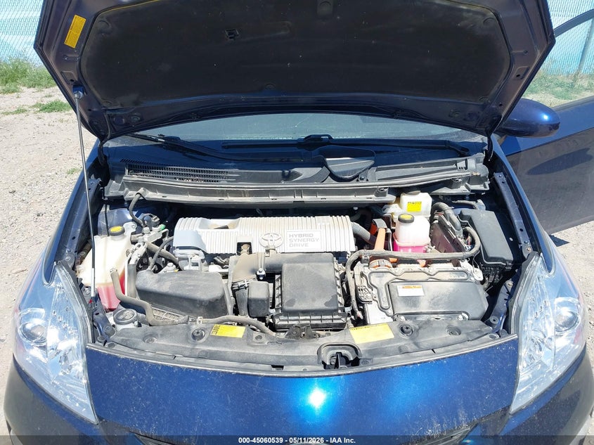 2013 TOYOTA PRIUS HATCHBACK 1.8L I-4 DOHC, VVT, 98HP