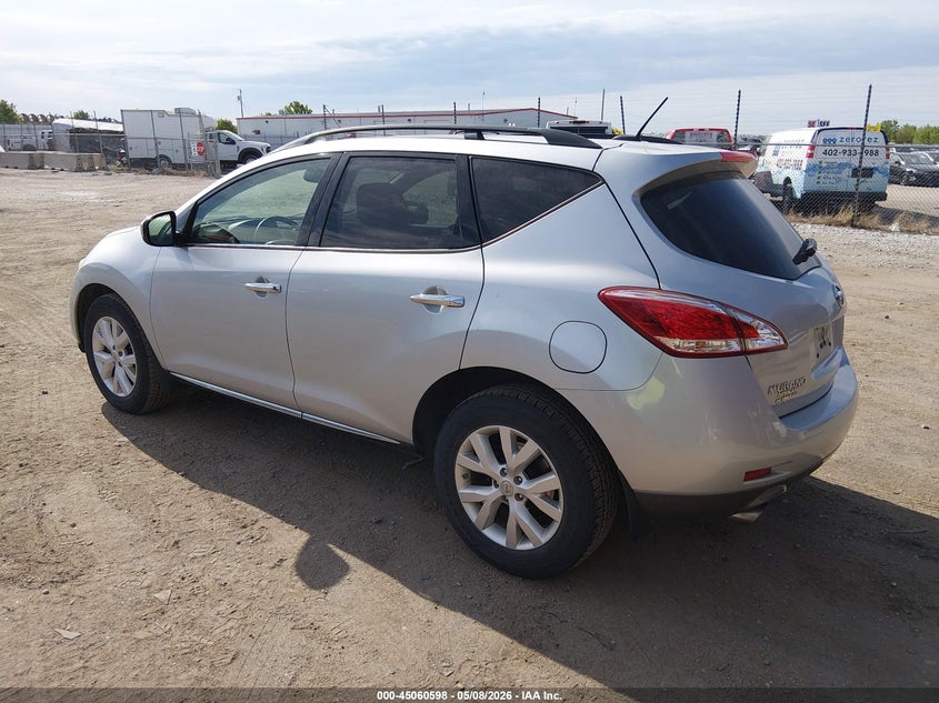 Vin: jn8az1mw8cw229255, lot: 45558143, nissan murano sl 20123
