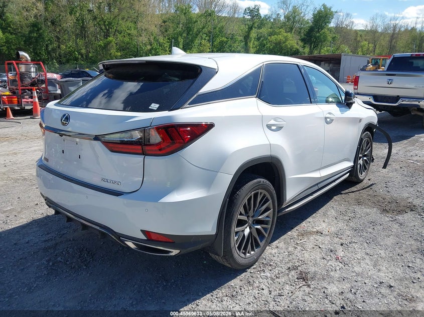 Vin: 2t2szmda0lc228952, lot: 45558178, lexus rx 350 f sport 20204