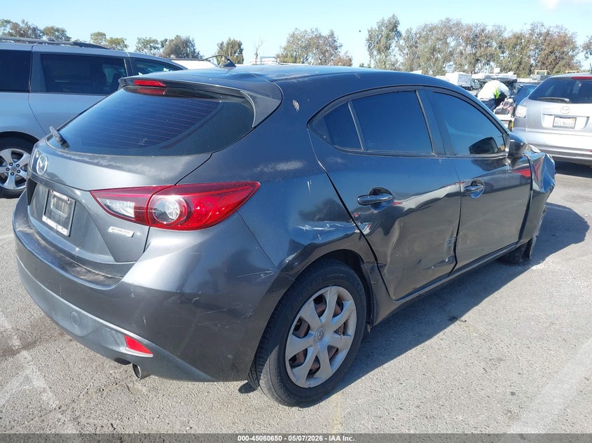 Vin: jm1bm1k72f1251232, lot: 45558195, mazda mazda3 i sport 20154