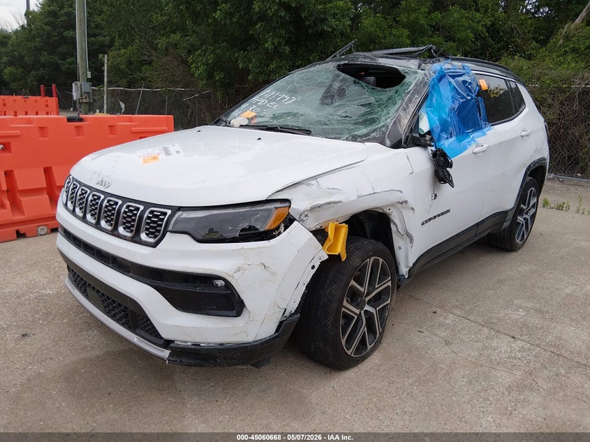 Vin: 3c4njdcn3st615262, lot: 45558213, jeep compass limited 4x4 20252
