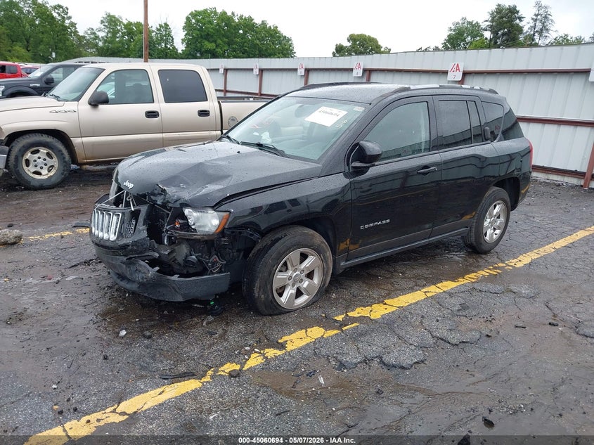 Vin: 1c4njcea0gd675808, lot: 45558239, jeep compass latitude 20162