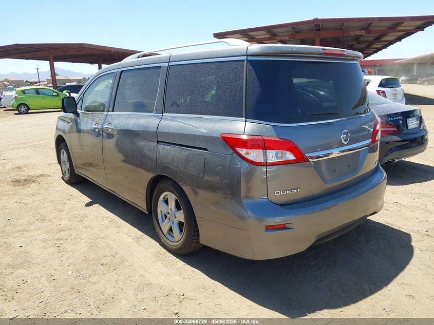 Vin: jn8ae2kp6h9168832, lot: 45558274, nissan quest sv 20173