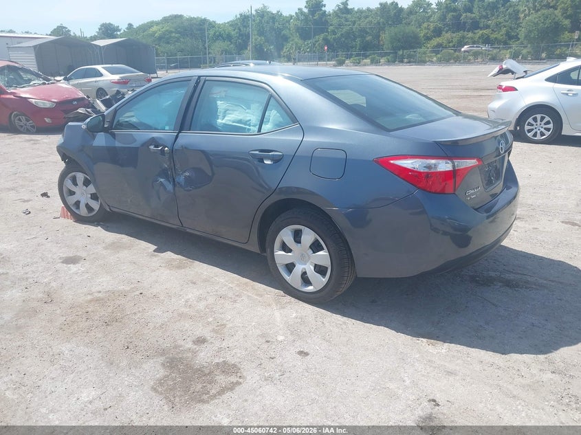 2015 TOYOTA COROLLA SEDAN 1.8L I-4 DOHC, VVT, 132HP