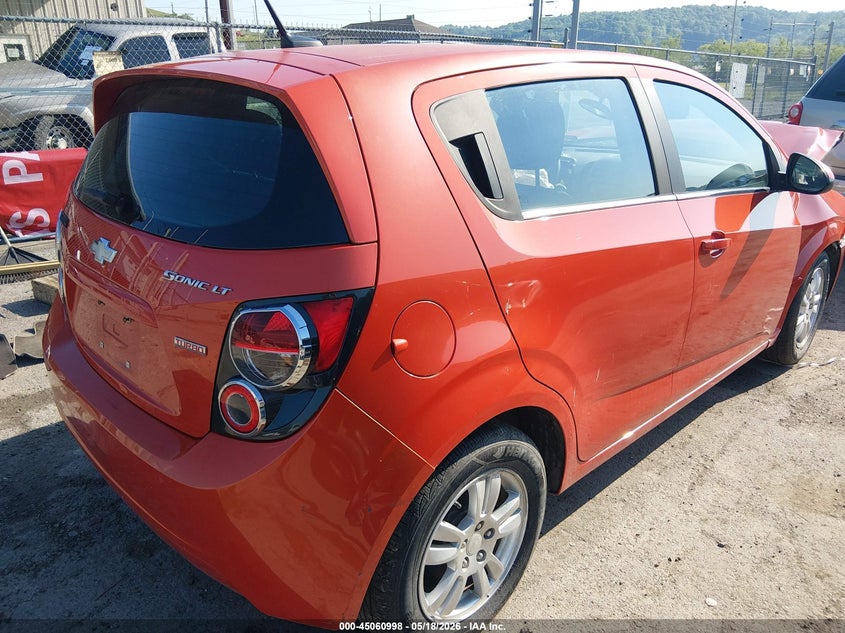 Vin: 1g1jd6sb7d4160216, lot: 45558543, chevrolet sonic lt manual 20134