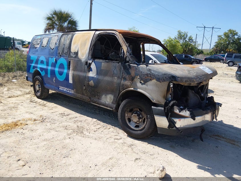 Vin: 1gczghfp0p1119130, lot: 45558593, chevrolet express cargo rwd 3500 extended wheelbase wt 2023 img_1