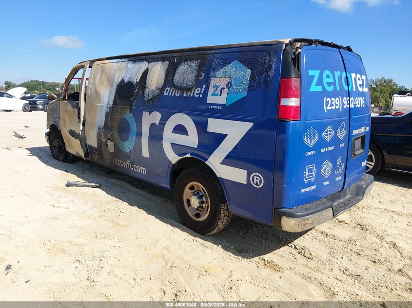 Vin: 1gczghfp0p1119130, lot: 45558593, chevrolet express cargo rwd 3500 extended wheelbase wt 20233