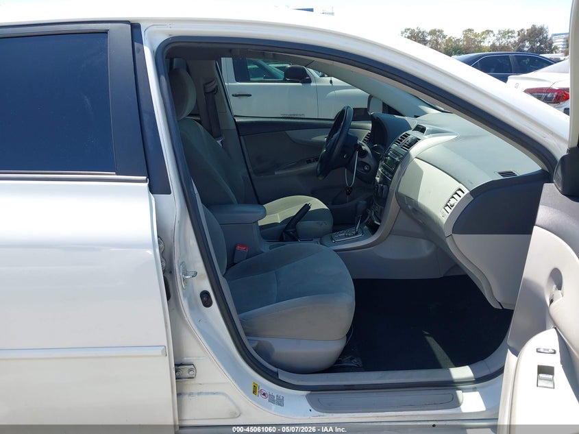 2012 Toyota Corolla 1.8 Le White Lot 111045061060 Vin 2T1BU4EE2CC760529