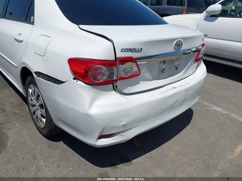 2012 Toyota Corolla 1.8 Le White Lot 111045061060 Vin 2T1BU4EE2CC760529