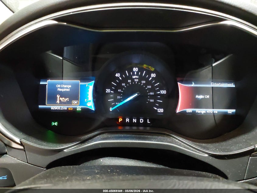 2020 FORD FUSION SEDAN 2.0L I-4 DOHC, VVT, 141HP