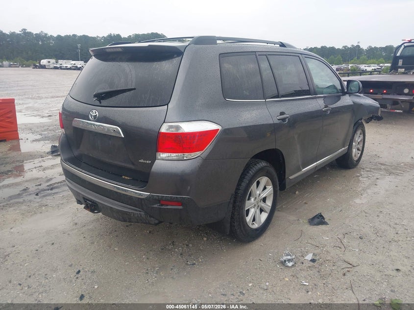 Vin: 5tdbk3eh2cs116336, lot: 45558690, toyota highlander v6 20124