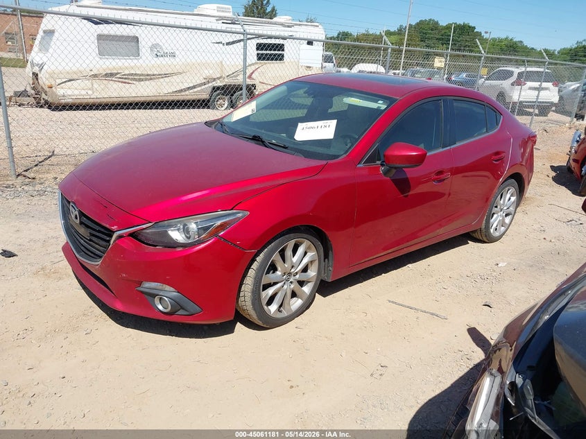Vin: jm1bm1x36g1298349, lot: 45558726, mazda mazda3 s grand touring 20162