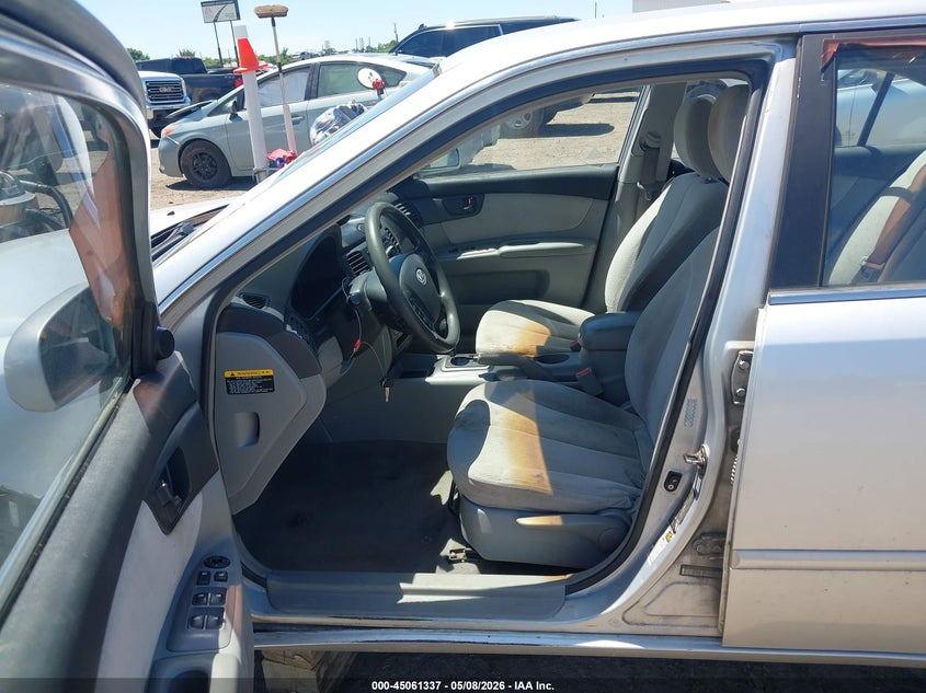 2006 Kia Optima Ex (New)/Lx (New) VIN: KNAGE123765054692 Lot: 45061337