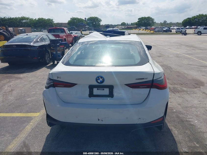 2023 BMW I4 Edrive35 VIN: WBY43AW09PFP55790 Lot: 45061369