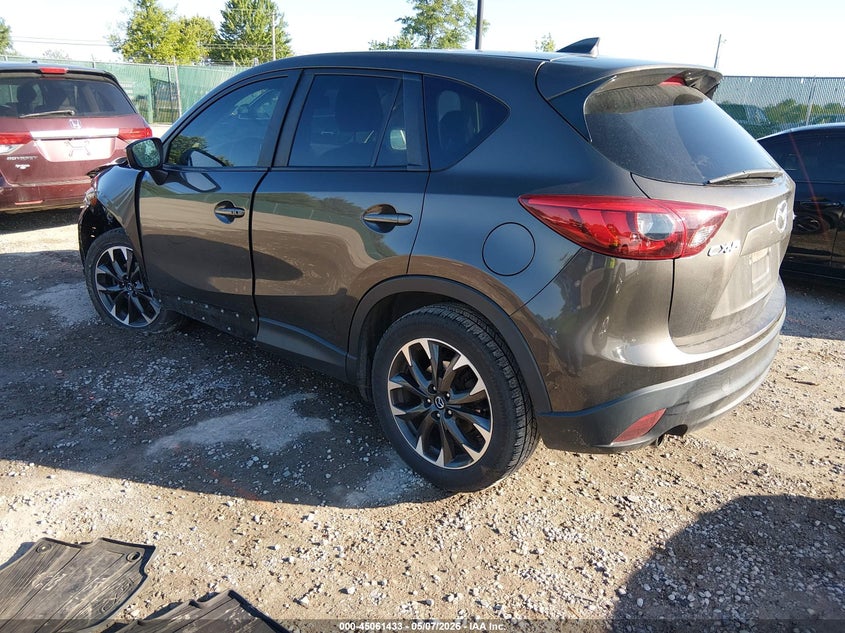 Vin: jm3ke2dy5g0816855, lot: 45558978, mazda cx-5 grand touring 20163