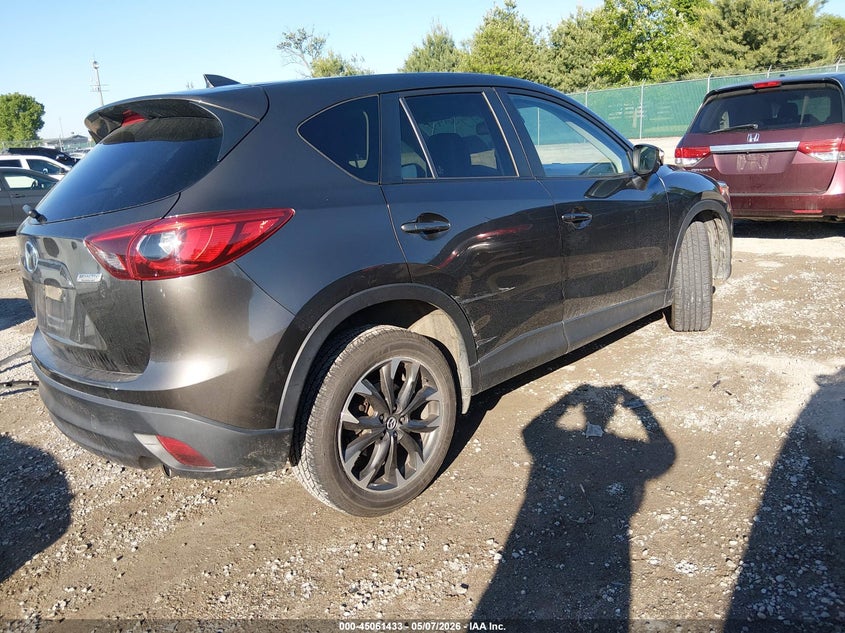 Vin: jm3ke2dy5g0816855, lot: 45558978, mazda cx-5 grand touring 20164