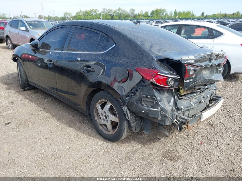 Vin: jm1bm1v74e1150610, lot: 45559089, mazda mazda3 i touring 20143