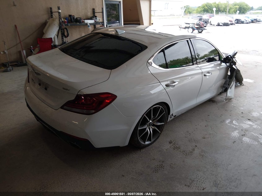 Vin: kmtg54lexku037617, lot: 45559096, genesis g70 3.3t advanced 20194