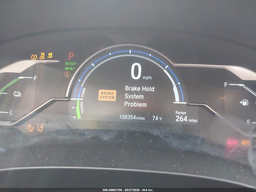 2018 Honda Clarity Plug-In Hybrid Touring VIN: JHMZC5F37JC001271 Lot: 45061706