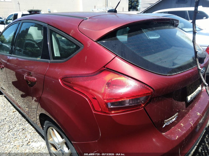 Vin: 1fadp3k26fl302712, lot: 45559265, ford focus se 20153