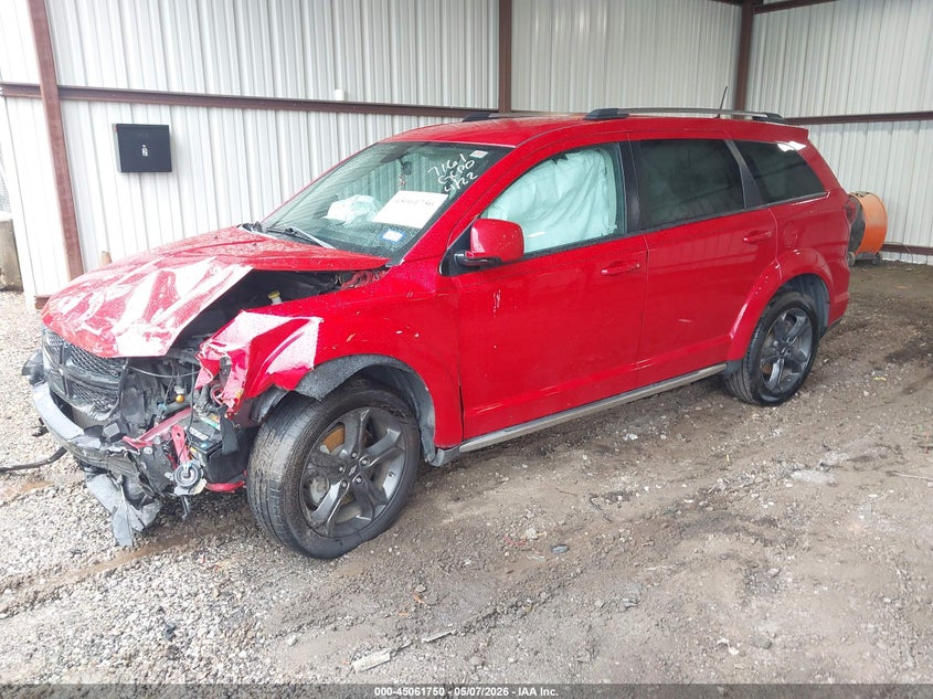 Vin: 3c4pdcggxjt507161, lot: 45559295, dodge journey crossroad 20182
