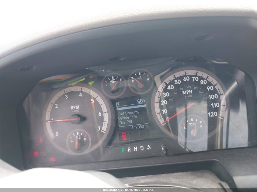2010 DODGE RAM TRUCK 5.7L V-8 VVT, 390HP