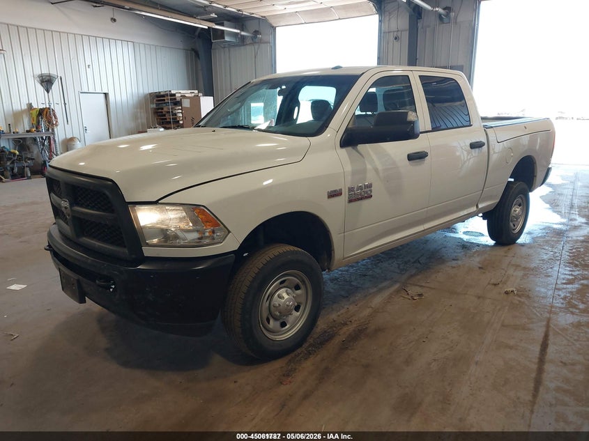 Vin: 3c6tr5ct7jg295270, lot: 45559332, ram 2500 tradesman  4x4 6'4 box 20182