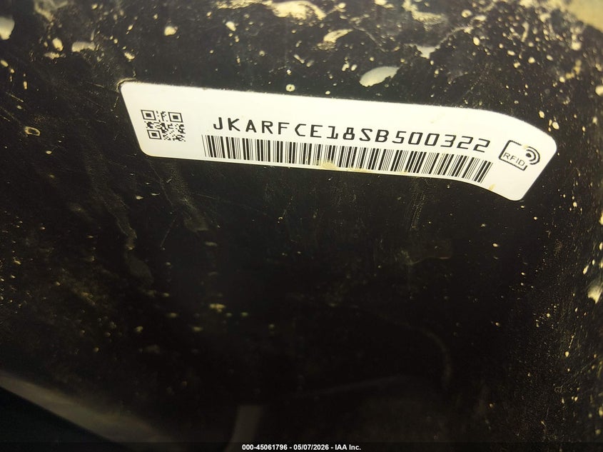 2025 Kawasaki Krf 1000 E VIN: JKARFCE18SB500322 Lot: 45061796