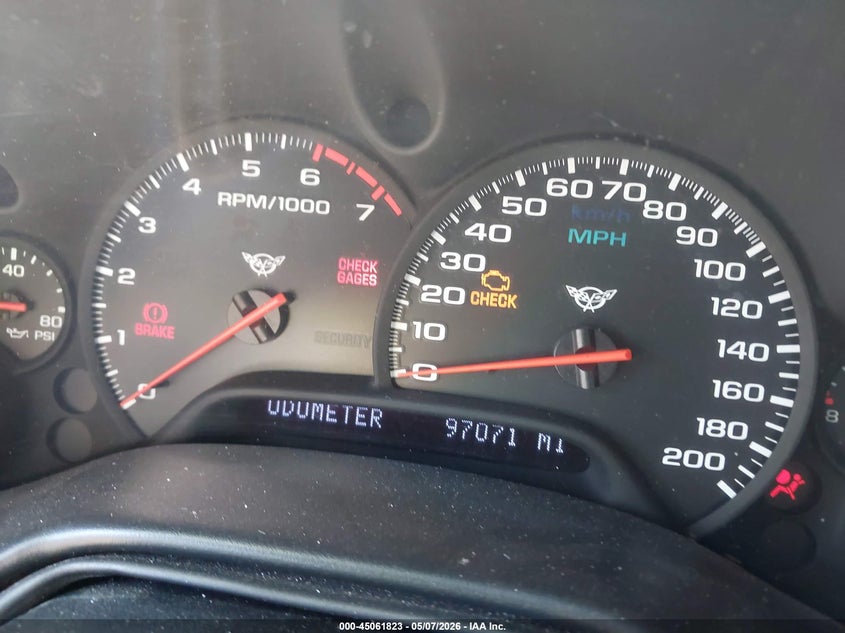 2000 Chevrolet Corvette VIN: 1G1YY22G6Y5106090 Lot: 45061823