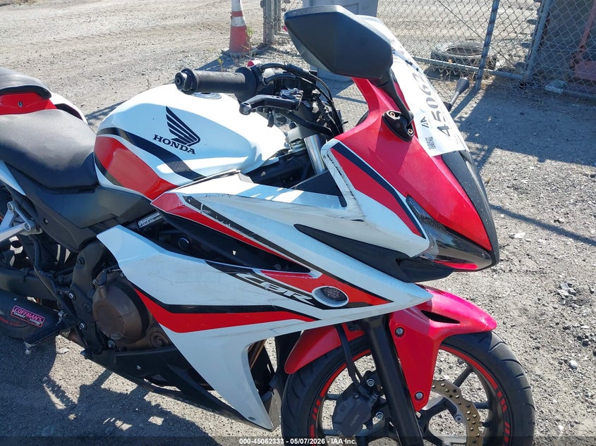 2018 Honda Cbr500 R VIN: MLHPC4414J5500017 Lot: 45062333