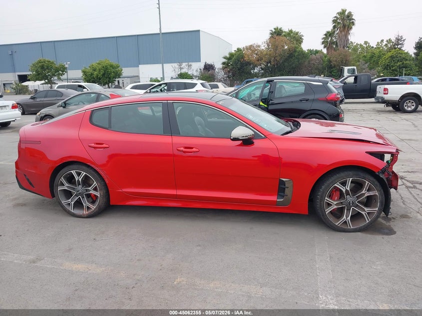 2018 Kia Stinger Gt2 VIN: KNAE55LC3J6017817 Lot: 45062355